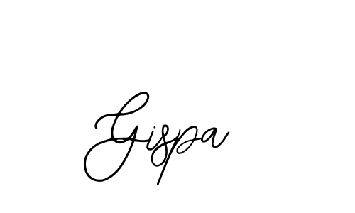 How to make Gispa name signature. Use Bearetta-2O07w style for creating short signs online. This is the latest handwritten sign. Gispa signature style 12 images and pictures png