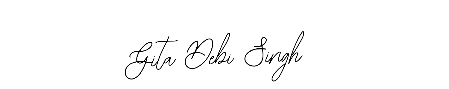 Make a beautiful signature design for name Gita Debi Singh. Use this online signature maker to create a handwritten signature for free. Gita Debi Singh signature style 12 images and pictures png