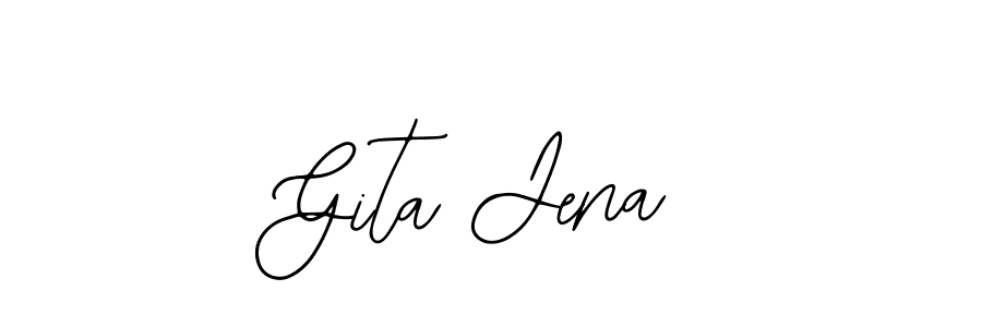 How to make Gita Jena signature? Bearetta-2O07w is a professional autograph style. Create handwritten signature for Gita Jena name. Gita Jena signature style 12 images and pictures png