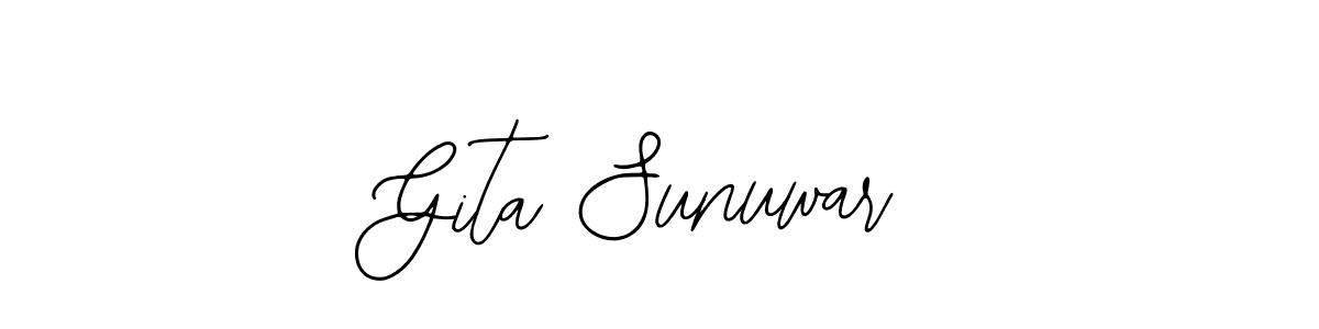 Here are the top 10 professional signature styles for the name Gita Sunuwar. These are the best autograph styles you can use for your name. Gita Sunuwar signature style 12 images and pictures png