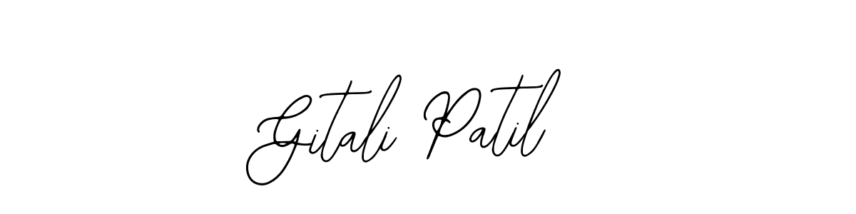 Use a signature maker to create a handwritten signature online. With this signature software, you can design (Bearetta-2O07w) your own signature for name Gitali Patil. Gitali Patil signature style 12 images and pictures png