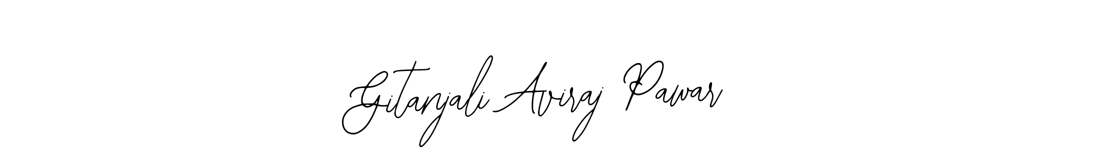 Use a signature maker to create a handwritten signature online. With this signature software, you can design (Bearetta-2O07w) your own signature for name Gitanjali Aviraj Pawar. Gitanjali Aviraj Pawar signature style 12 images and pictures png