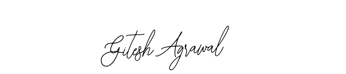 Use a signature maker to create a handwritten signature online. With this signature software, you can design (Bearetta-2O07w) your own signature for name Gitesh Agrawal. Gitesh Agrawal signature style 12 images and pictures png