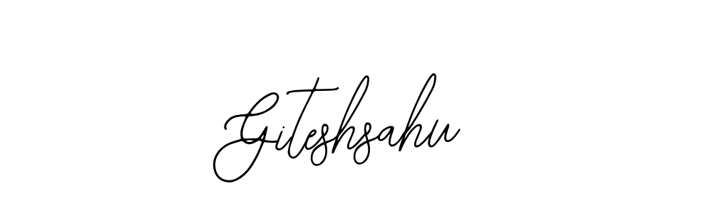 Once you've used our free online signature maker to create your best signature Bearetta-2O07w style, it's time to enjoy all of the benefits that Giteshsahu name signing documents. Giteshsahu signature style 12 images and pictures png