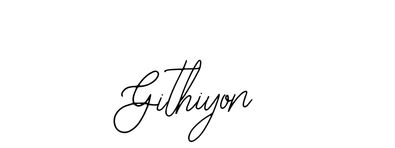 Similarly Bearetta-2O07w is the best handwritten signature design. Signature creator online .You can use it as an online autograph creator for name Githiyon. Githiyon signature style 12 images and pictures png