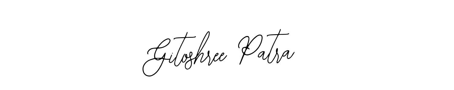 Use a signature maker to create a handwritten signature online. With this signature software, you can design (Bearetta-2O07w) your own signature for name Gitoshree Patra. Gitoshree Patra signature style 12 images and pictures png