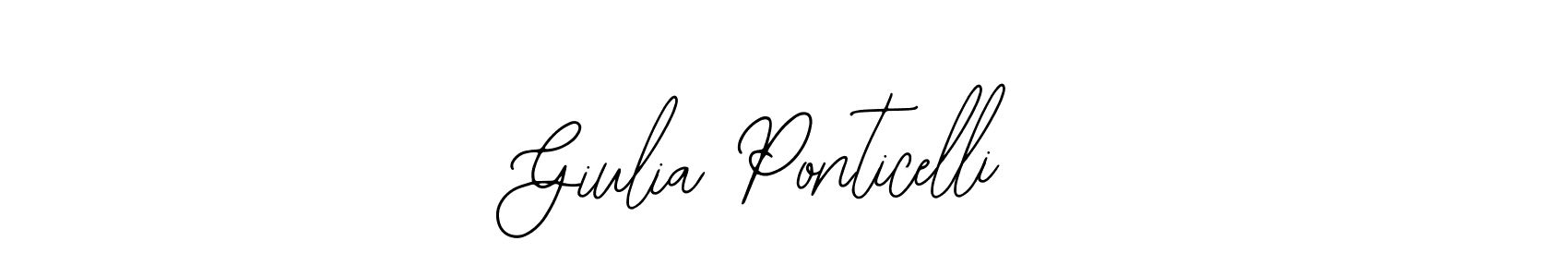 Giulia Ponticelli stylish signature style. Best Handwritten Sign (Bearetta-2O07w) for my name. Handwritten Signature Collection Ideas for my name Giulia Ponticelli. Giulia Ponticelli signature style 12 images and pictures png