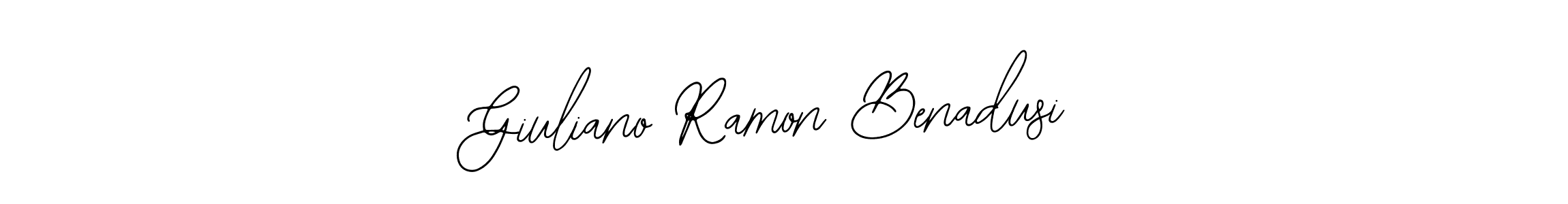 This is the best signature style for the Giuliano Ramon Benadusi name. Also you like these signature font (Bearetta-2O07w). Mix name signature. Giuliano Ramon Benadusi signature style 12 images and pictures png