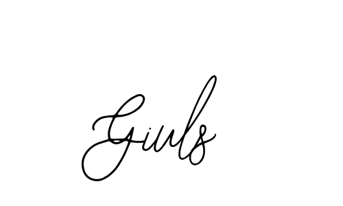 Make a beautiful signature design for name Giuls. With this signature (Bearetta-2O07w) style, you can create a handwritten signature for free. Giuls signature style 12 images and pictures png