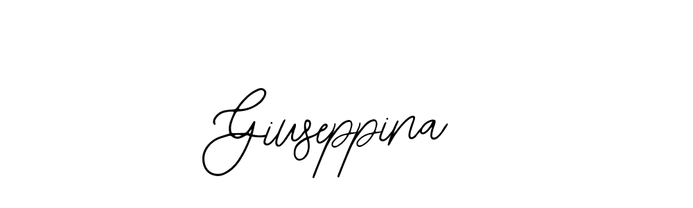 Use a signature maker to create a handwritten signature online. With this signature software, you can design (Bearetta-2O07w) your own signature for name Giuseppina. Giuseppina signature style 12 images and pictures png