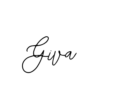 Similarly Bearetta-2O07w is the best handwritten signature design. Signature creator online .You can use it as an online autograph creator for name Giva. Giva signature style 12 images and pictures png