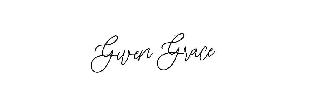 Make a beautiful signature design for name Given Grace. With this signature (Bearetta-2O07w) style, you can create a handwritten signature for free. Given Grace signature style 12 images and pictures png