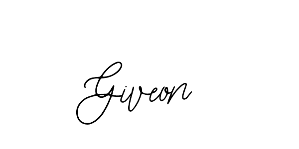 Giveon stylish signature style. Best Handwritten Sign (Bearetta-2O07w) for my name. Handwritten Signature Collection Ideas for my name Giveon. Giveon signature style 12 images and pictures png