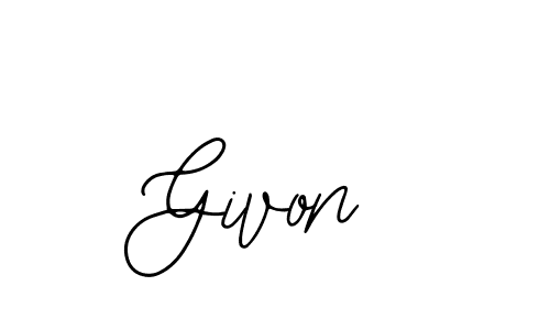 Use a signature maker to create a handwritten signature online. With this signature software, you can design (Bearetta-2O07w) your own signature for name Givon. Givon signature style 12 images and pictures png