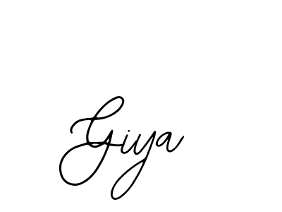 The best way (Bearetta-2O07w) to make a short signature is to pick only two or three words in your name. The name Giya include a total of six letters. For converting this name. Giya signature style 12 images and pictures png