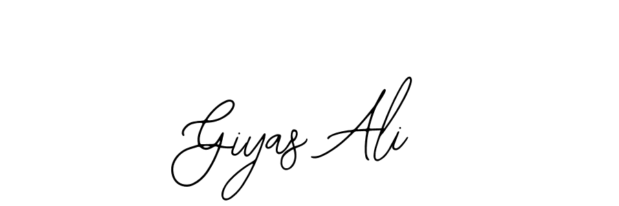 if you are searching for the best signature style for your name Giyas Ali. so please give up your signature search. here we have designed multiple signature styles  using Bearetta-2O07w. Giyas Ali signature style 12 images and pictures png