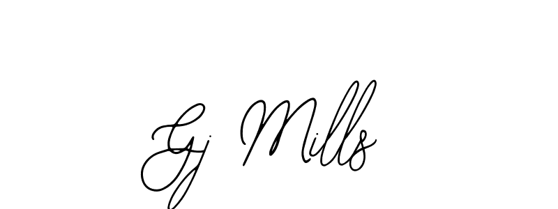 How to Draw Gj Mills signature style? Bearetta-2O07w is a latest design signature styles for name Gj Mills. Gj Mills signature style 12 images and pictures png