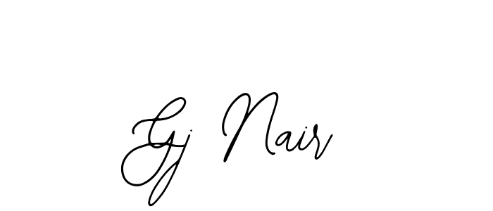 Make a beautiful signature design for name Gj Nair. Use this online signature maker to create a handwritten signature for free. Gj Nair signature style 12 images and pictures png