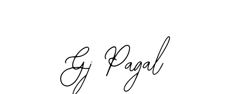 Make a beautiful signature design for name Gj Pagal. Use this online signature maker to create a handwritten signature for free. Gj Pagal signature style 12 images and pictures png