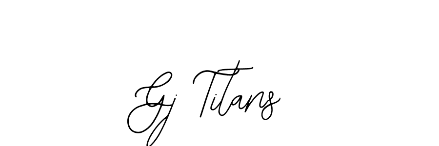 Design your own signature with our free online signature maker. With this signature software, you can create a handwritten (Bearetta-2O07w) signature for name Gj Titans. Gj Titans signature style 12 images and pictures png