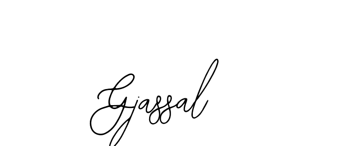 Make a beautiful signature design for name Gjassal. With this signature (Bearetta-2O07w) style, you can create a handwritten signature for free. Gjassal signature style 12 images and pictures png