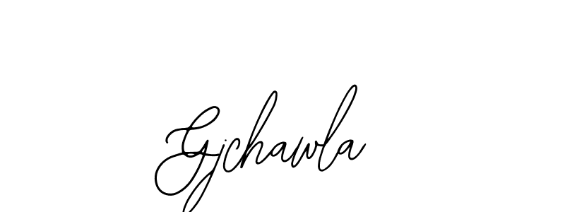 The best way (Bearetta-2O07w) to make a short signature is to pick only two or three words in your name. The name Gjchawla include a total of six letters. For converting this name. Gjchawla signature style 12 images and pictures png