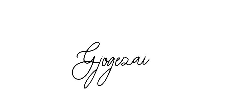 The best way (Bearetta-2O07w) to make a short signature is to pick only two or three words in your name. The name Gjogezai include a total of six letters. For converting this name. Gjogezai signature style 12 images and pictures png