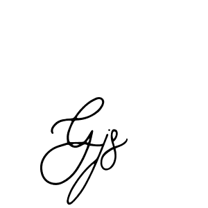 Also You can easily find your signature by using the search form. We will create Gjs name handwritten signature images for you free of cost using Bearetta-2O07w sign style. Gjs signature style 12 images and pictures png