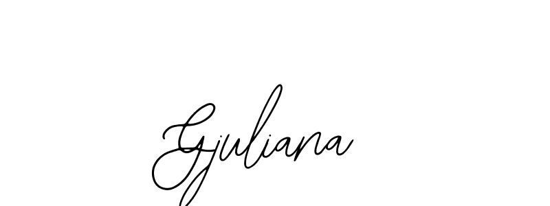 Similarly Bearetta-2O07w is the best handwritten signature design. Signature creator online .You can use it as an online autograph creator for name Gjuliana. Gjuliana signature style 12 images and pictures png
