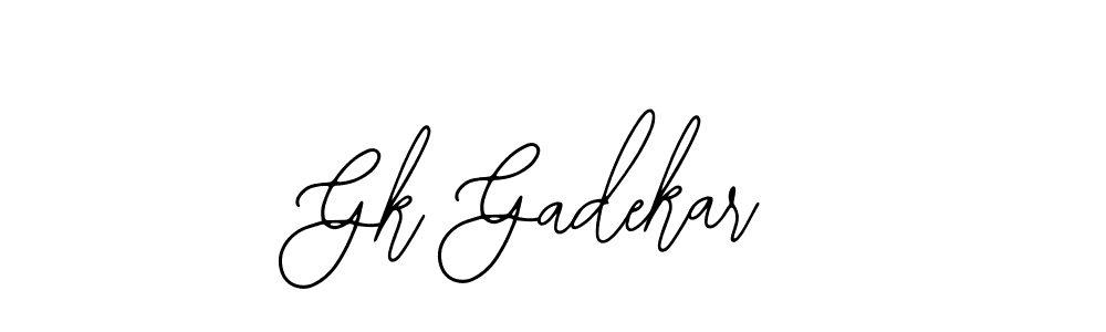 Make a beautiful signature design for name Gk Gadekar. With this signature (Bearetta-2O07w) style, you can create a handwritten signature for free. Gk Gadekar signature style 12 images and pictures png