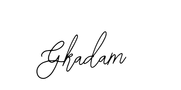 It looks lik you need a new signature style for name Gkadam. Design unique handwritten (Bearetta-2O07w) signature with our free signature maker in just a few clicks. Gkadam signature style 12 images and pictures png