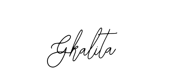 Bearetta-2O07w is a professional signature style that is perfect for those who want to add a touch of class to their signature. It is also a great choice for those who want to make their signature more unique. Get Gkalita name to fancy signature for free. Gkalita signature style 12 images and pictures png