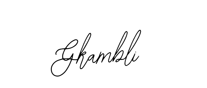 Make a beautiful signature design for name Gkambli. With this signature (Bearetta-2O07w) style, you can create a handwritten signature for free. Gkambli signature style 12 images and pictures png