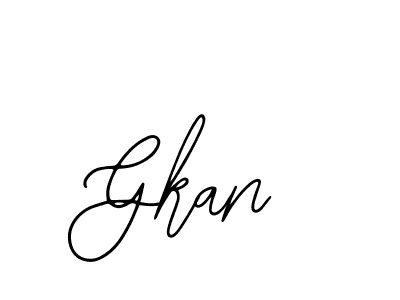 Design your own signature with our free online signature maker. With this signature software, you can create a handwritten (Bearetta-2O07w) signature for name Gkan. Gkan signature style 12 images and pictures png