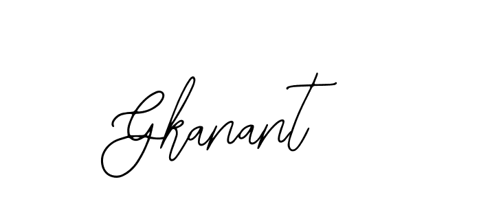 Make a beautiful signature design for name Gkanant. Use this online signature maker to create a handwritten signature for free. Gkanant signature style 12 images and pictures png