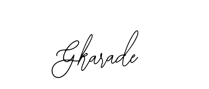 Gkarade stylish signature style. Best Handwritten Sign (Bearetta-2O07w) for my name. Handwritten Signature Collection Ideas for my name Gkarade. Gkarade signature style 12 images and pictures png