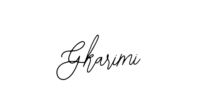 if you are searching for the best signature style for your name Gkarimi. so please give up your signature search. here we have designed multiple signature styles  using Bearetta-2O07w. Gkarimi signature style 12 images and pictures png