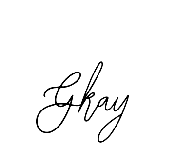 Gkay stylish signature style. Best Handwritten Sign (Bearetta-2O07w) for my name. Handwritten Signature Collection Ideas for my name Gkay. Gkay signature style 12 images and pictures png