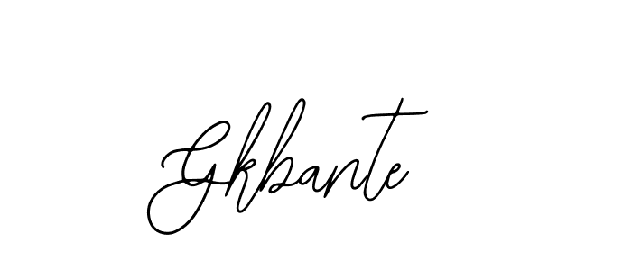 Make a beautiful signature design for name Gkbante. Use this online signature maker to create a handwritten signature for free. Gkbante signature style 12 images and pictures png