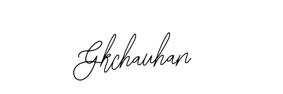 Make a beautiful signature design for name Gkchauhan. Use this online signature maker to create a handwritten signature for free. Gkchauhan signature style 12 images and pictures png