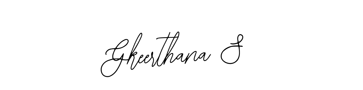 How to make Gkeerthana S signature? Bearetta-2O07w is a professional autograph style. Create handwritten signature for Gkeerthana S name. Gkeerthana S signature style 12 images and pictures png