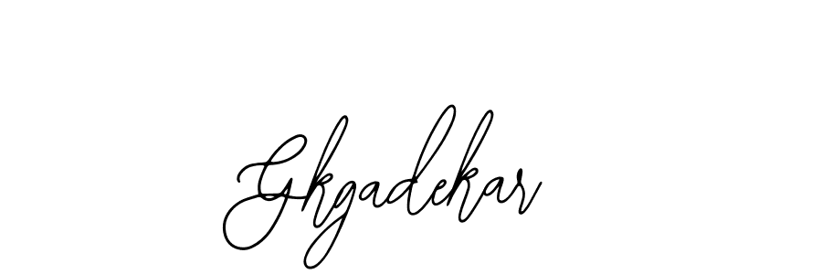 It looks lik you need a new signature style for name Gkgadekar. Design unique handwritten (Bearetta-2O07w) signature with our free signature maker in just a few clicks. Gkgadekar signature style 12 images and pictures png