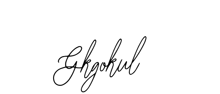 Also You can easily find your signature by using the search form. We will create Gkgokul name handwritten signature images for you free of cost using Bearetta-2O07w sign style. Gkgokul signature style 12 images and pictures png