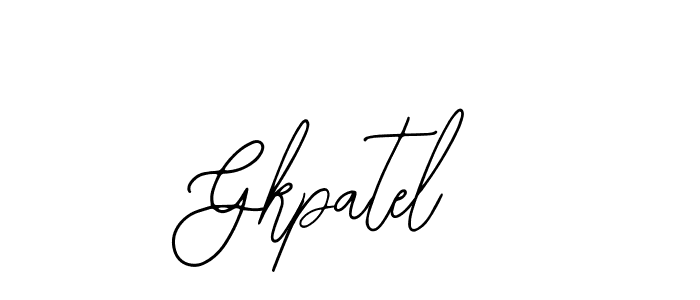 How to make Gkpatel signature? Bearetta-2O07w is a professional autograph style. Create handwritten signature for Gkpatel name. Gkpatel signature style 12 images and pictures png