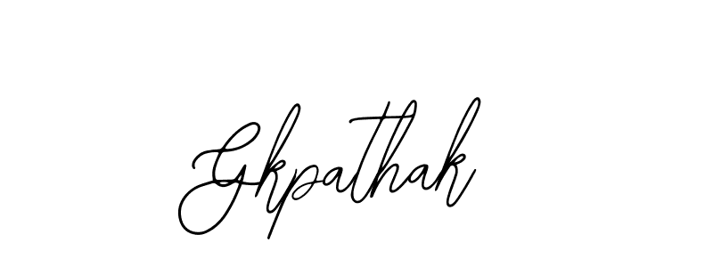 Create a beautiful signature design for name Gkpathak. With this signature (Bearetta-2O07w) fonts, you can make a handwritten signature for free. Gkpathak signature style 12 images and pictures png