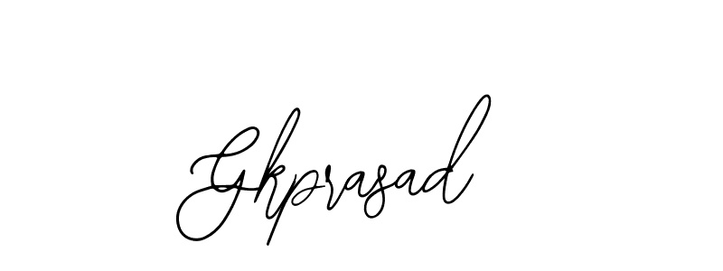 You should practise on your own different ways (Bearetta-2O07w) to write your name (Gkprasad) in signature. don't let someone else do it for you. Gkprasad signature style 12 images and pictures png