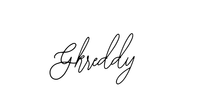 Use a signature maker to create a handwritten signature online. With this signature software, you can design (Bearetta-2O07w) your own signature for name Gkreddy. Gkreddy signature style 12 images and pictures png