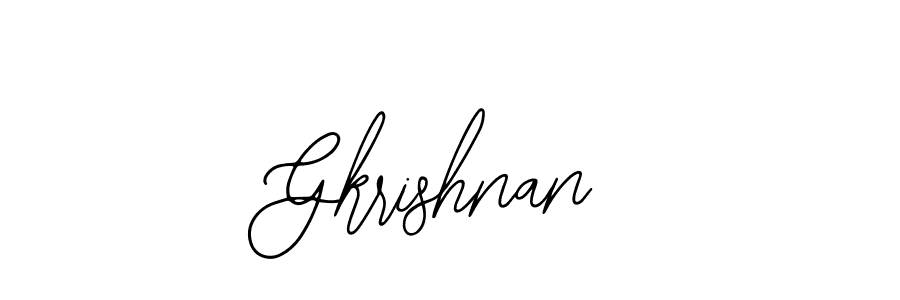 Make a beautiful signature design for name Gkrishnan. With this signature (Bearetta-2O07w) style, you can create a handwritten signature for free. Gkrishnan signature style 12 images and pictures png