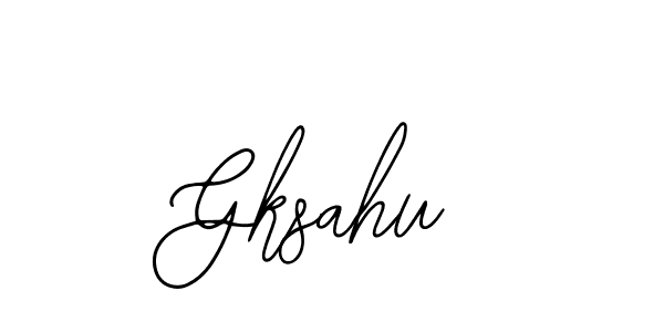 Similarly Bearetta-2O07w is the best handwritten signature design. Signature creator online .You can use it as an online autograph creator for name Gksahu. Gksahu signature style 12 images and pictures png