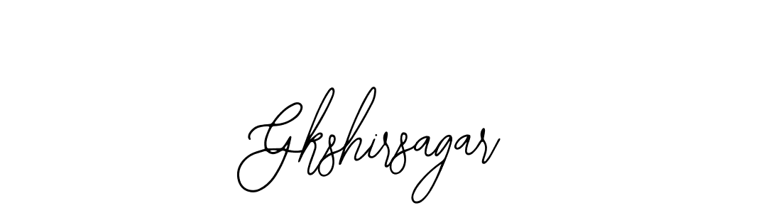 Make a beautiful signature design for name Gkshirsagar. With this signature (Bearetta-2O07w) style, you can create a handwritten signature for free. Gkshirsagar signature style 12 images and pictures png